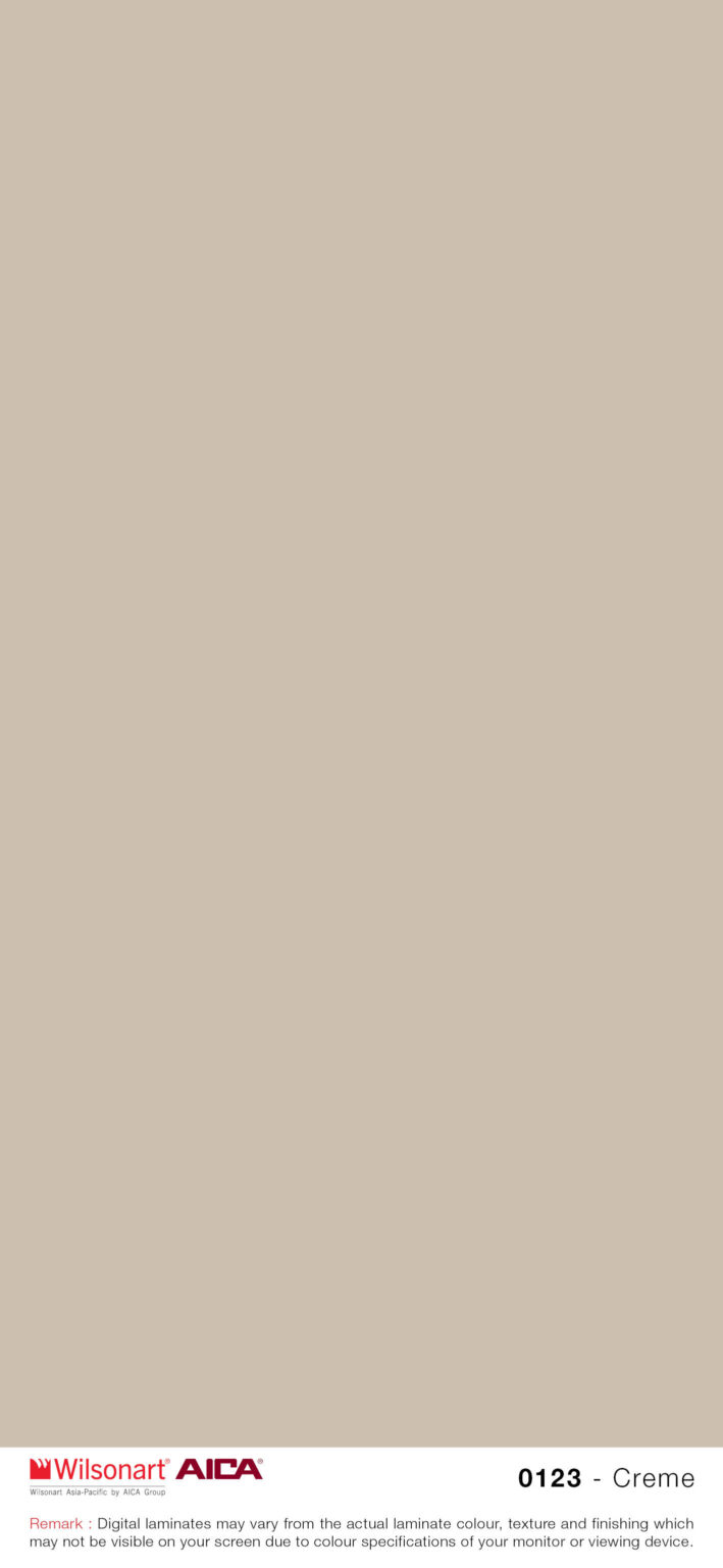 0123-M Creme | Wilsonart High Pressure LaminateSingapore | Mporos